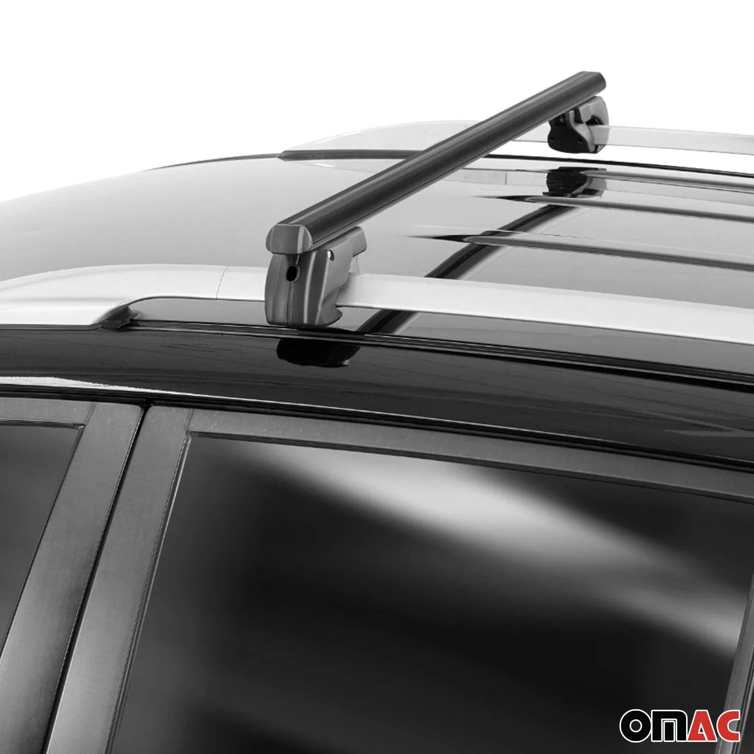 2001-2009 Mercedes C Class S203 Wagon Roof Rack Cross Bars Black