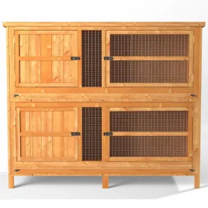 4ft Chartwell 2 Tier Guinea Pig Hutch for keeping your Pets separate