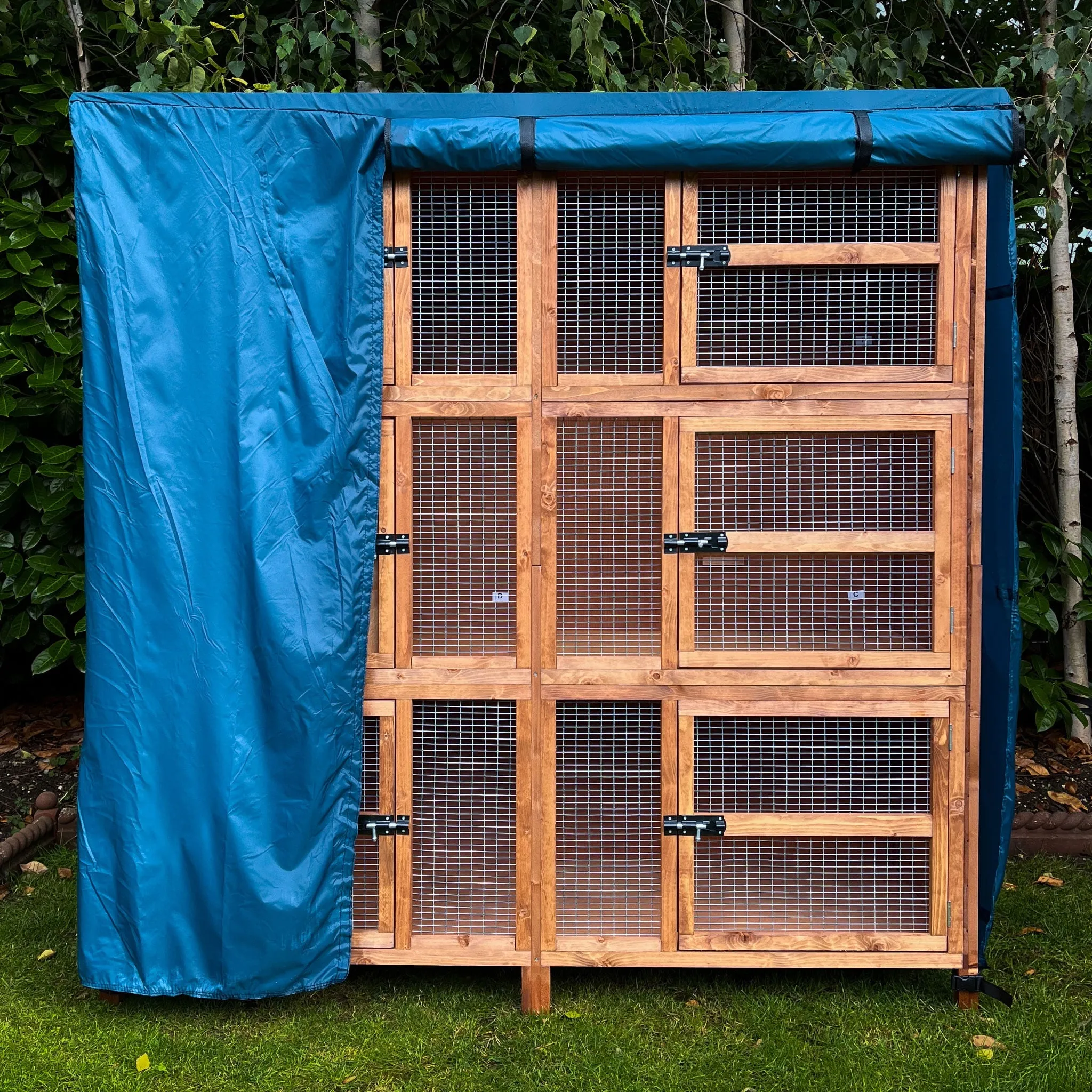 4ft Chartwell Triple Guinea Pig Hutch Cover | Protect Your Hutch From The Weather With Day Dry™ Rain Covers