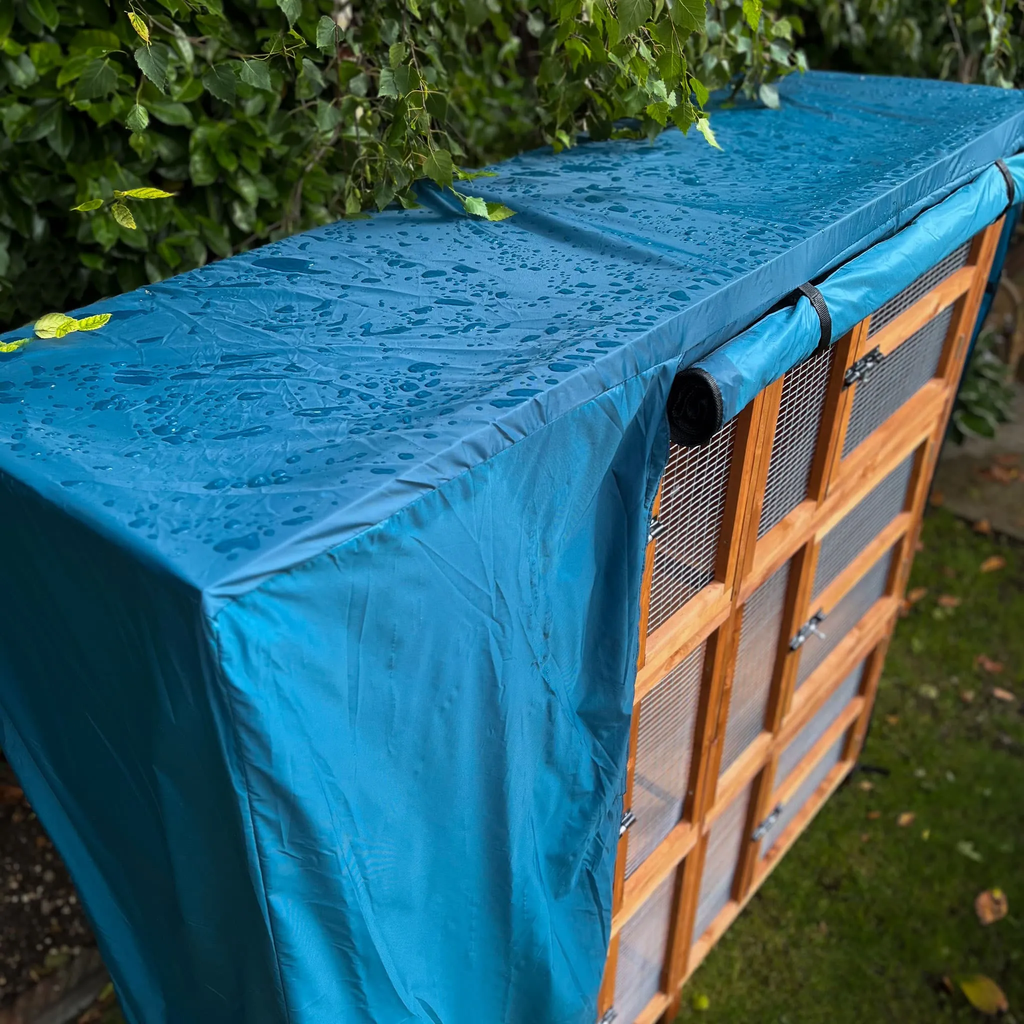 4ft Chartwell Triple Guinea Pig Hutch Cover | Protect Your Hutch From The Weather With Day Dry™ Rain Covers