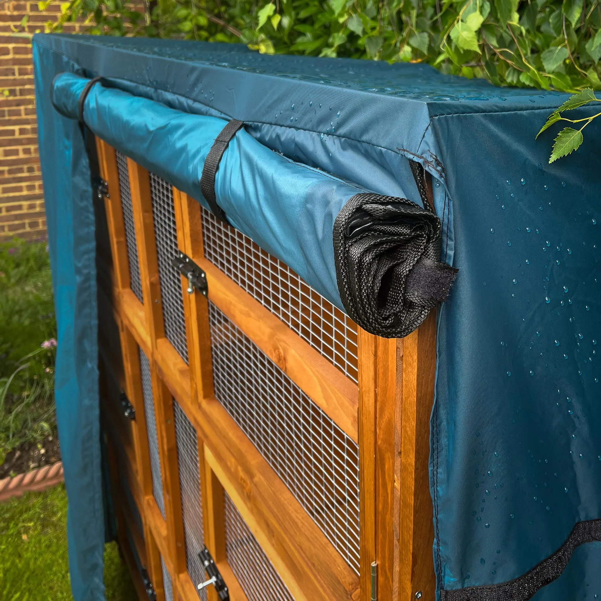 4ft Chartwell Triple Guinea Pig Hutch Cover | Protect Your Hutch From The Weather With Day Dry™ Rain Covers