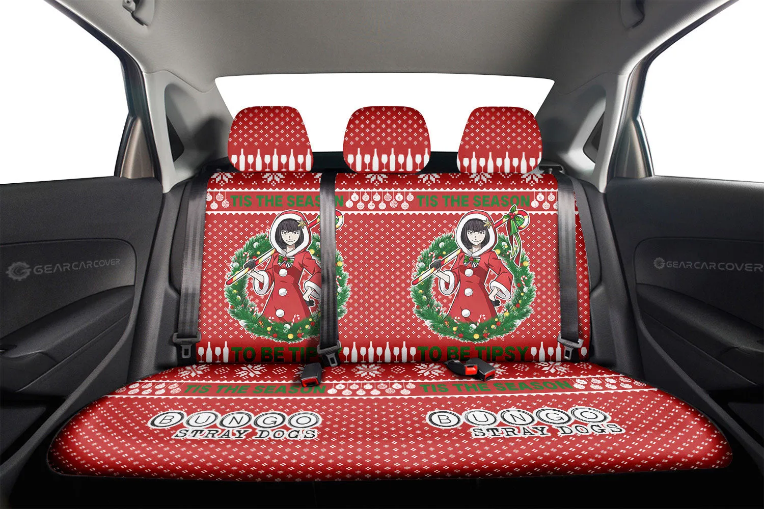 Akiko Yosano Car Back Seat Covers Custom Car Accessories