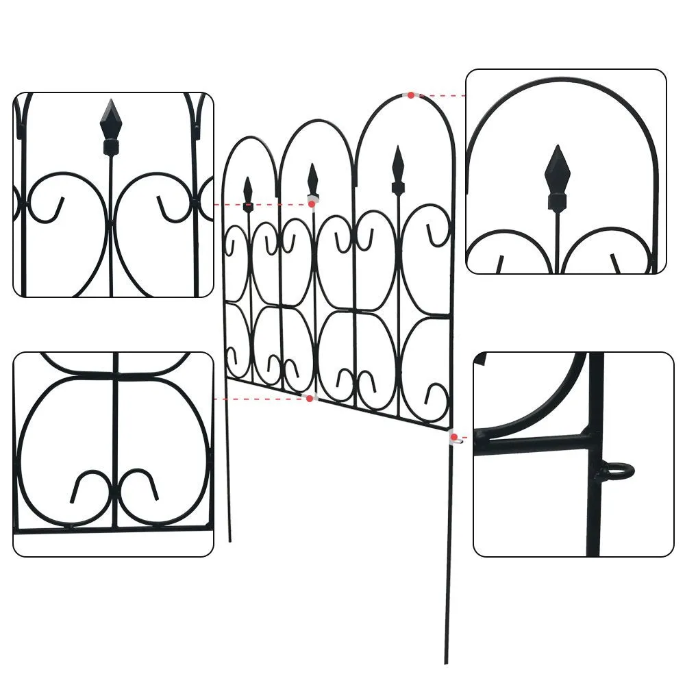 Amagabeli Garden & Home Decorative Garden Fence GFP003 Outdoor 32in x 10ft by Amagabeli Model Number ET0033