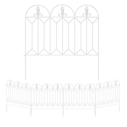 Amagabeli Garden Fence 24inx10ft Outdoor Decorative Fencing Landscape Fencing Border Fences ET328