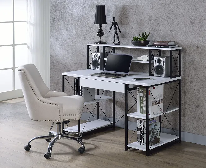 Amiel White & Black Desk