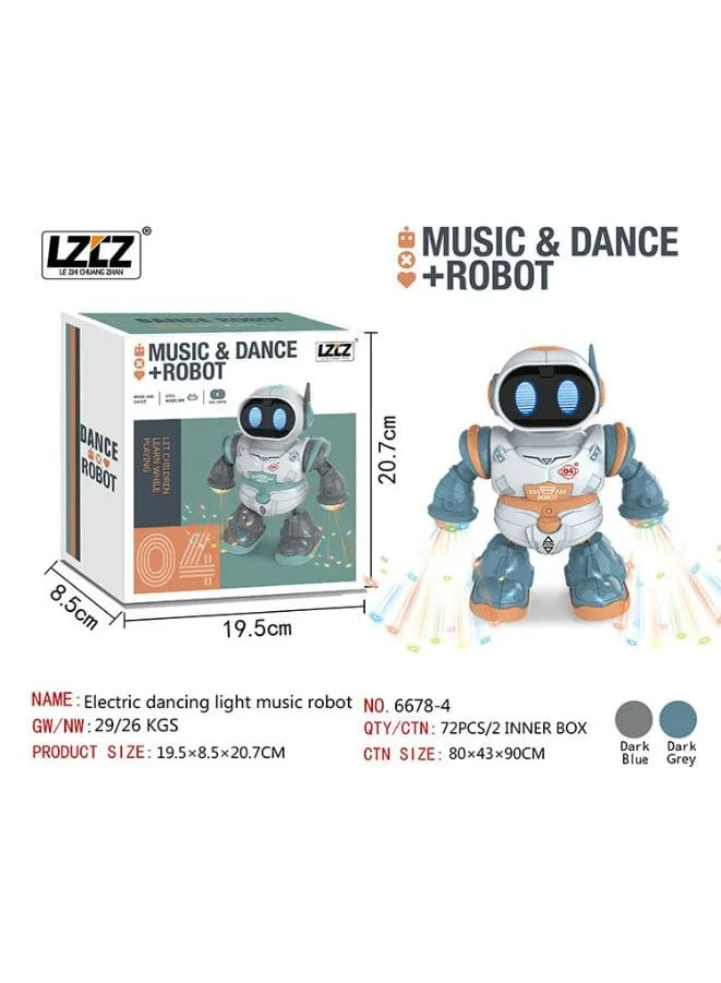 Baby Electronic Crawling Toys Light Up & Musical Toys, Infant n Baby Educational Learning Toys - Dancing Robot