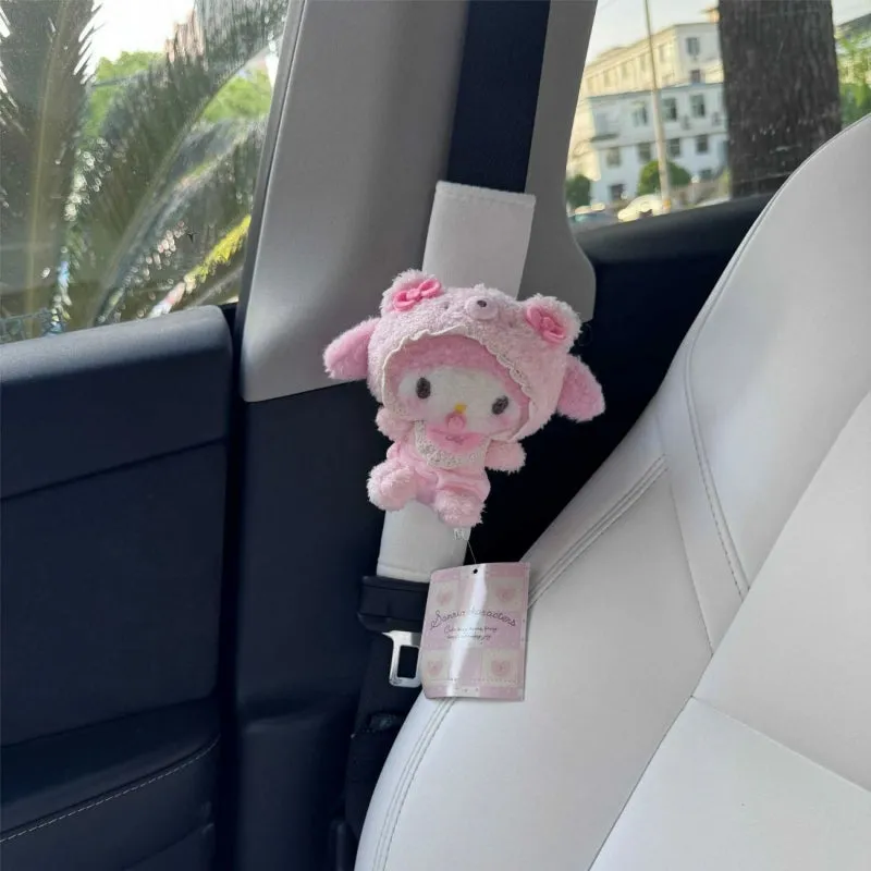 Baby Kitty Plush Car Seat Belt KI687