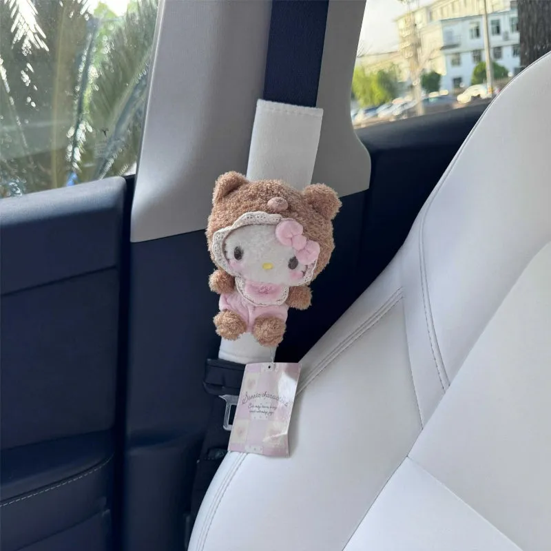 Baby Kitty Plush Car Seat Belt KI687