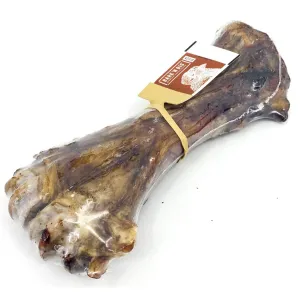 BarkNBig USA Bison Shin Bone Dog Treat, 7-9in