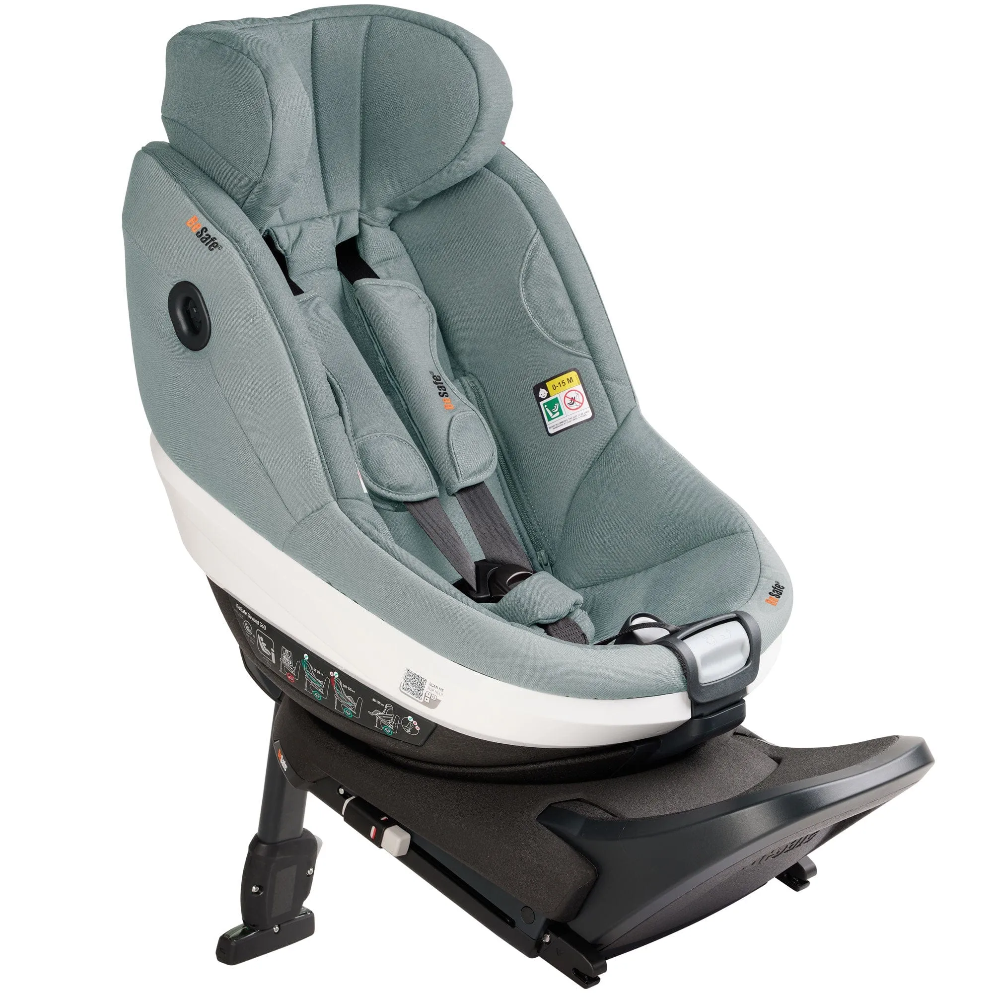 BeSafe Beyond 360 Car Seat & Base in Sea Green Melange