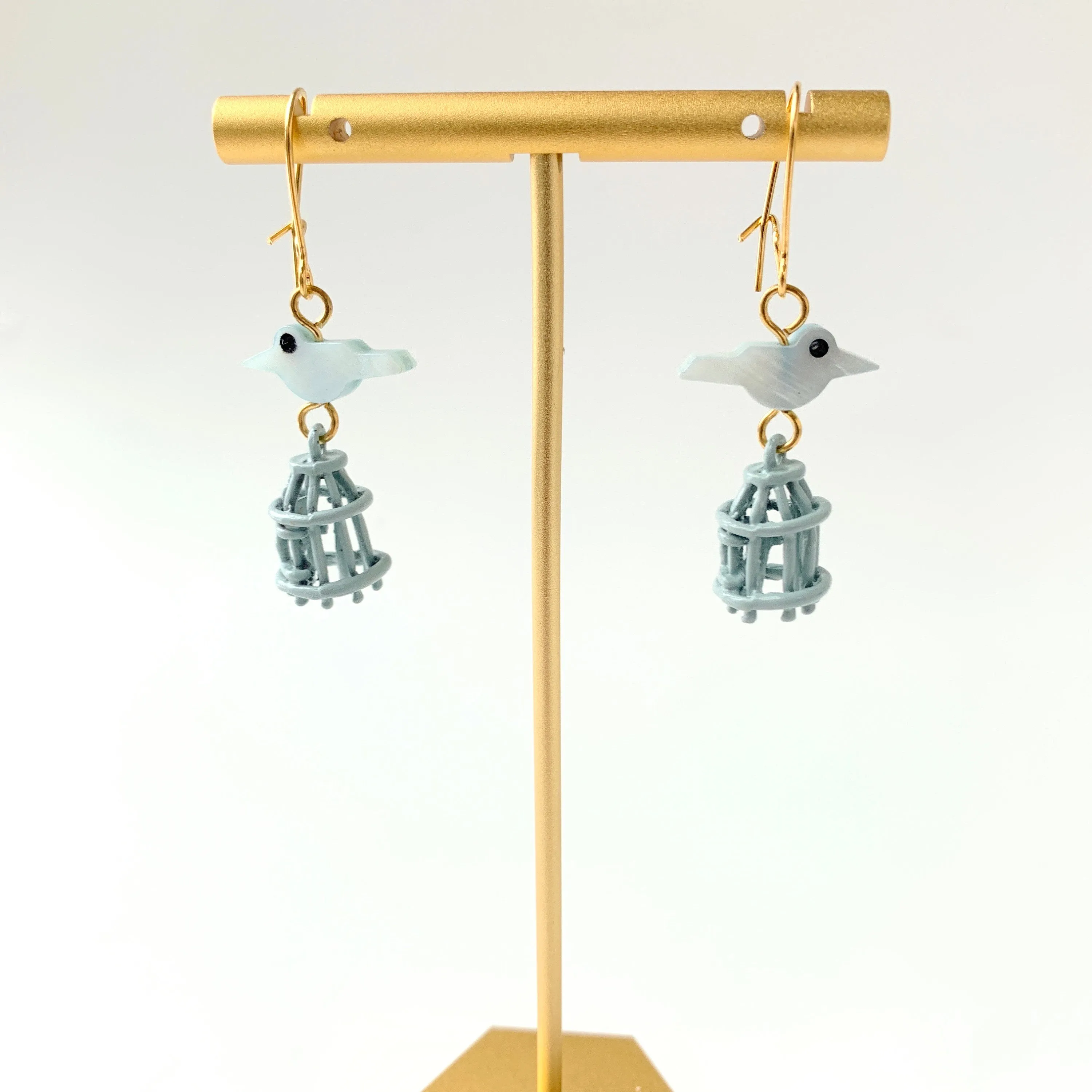 Birdcage Earrings - 2 Color Options