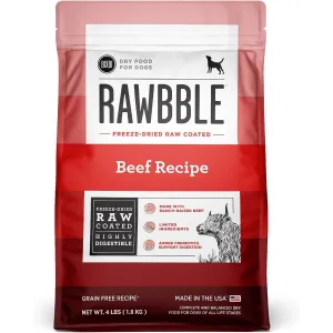 Bixbi Pet Rawbble Beef Dry Dog Food 4lb