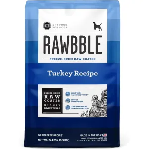 Bixbi Rawbble Turkey Dry Dog Food 24lb