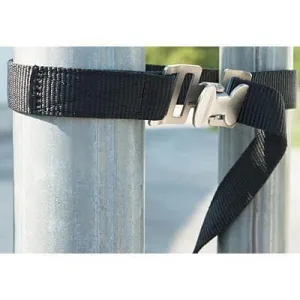 Black Poly Gate Strap, 4' L