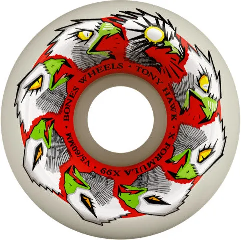 BONES WHEELS HAWK ANIMATION X-FORMULA 99A V5 SIDECUT (58MM/60MM)