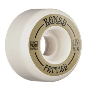 BONES WHEELS (JEU DE 4) FATTIES 54MM SKATEPARK FORMULA 81B