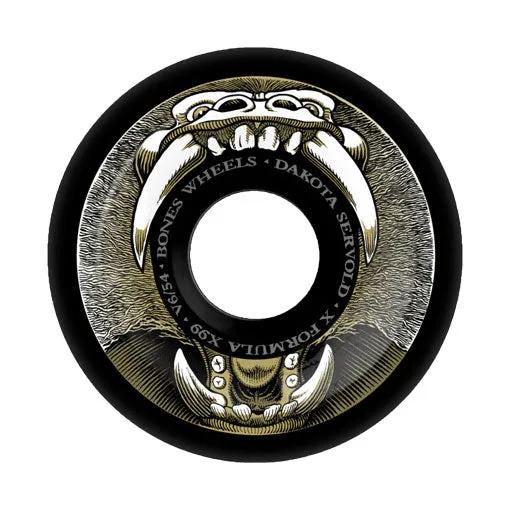 BONES WHEELS SERVOLD BABOONATIC X-FORMULA 99A V6 WIDECUT BLACK (56MM)