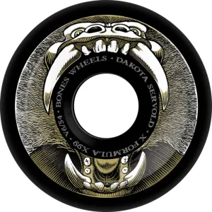 Bones Wheels X-Formula Servold Baboonatic 54 V6 Widecut X-Formula 99a Skateboard Wheels 4pk