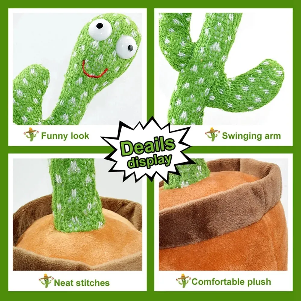 Dancing Cactus Electronic Plush Toys