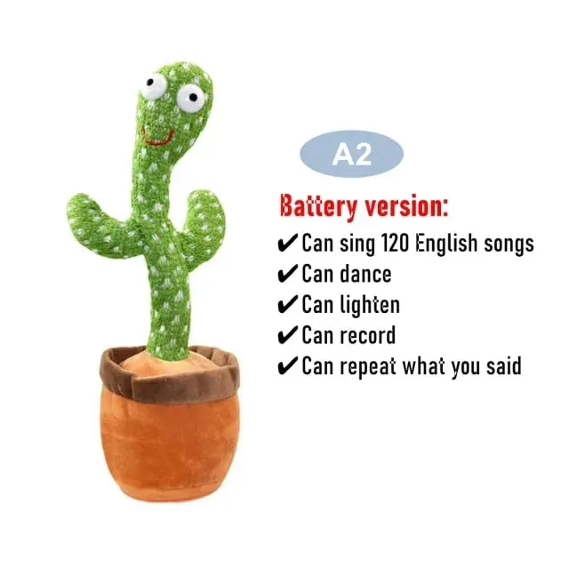 Dancing Cactus Electronic Plush Toys