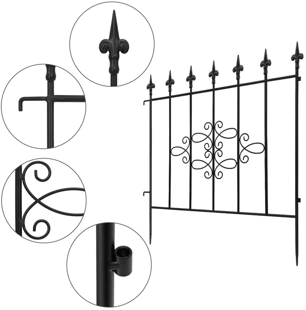 Decorative Garden Fence GFP008 Outdoor 27inx11ft Model Number ET080