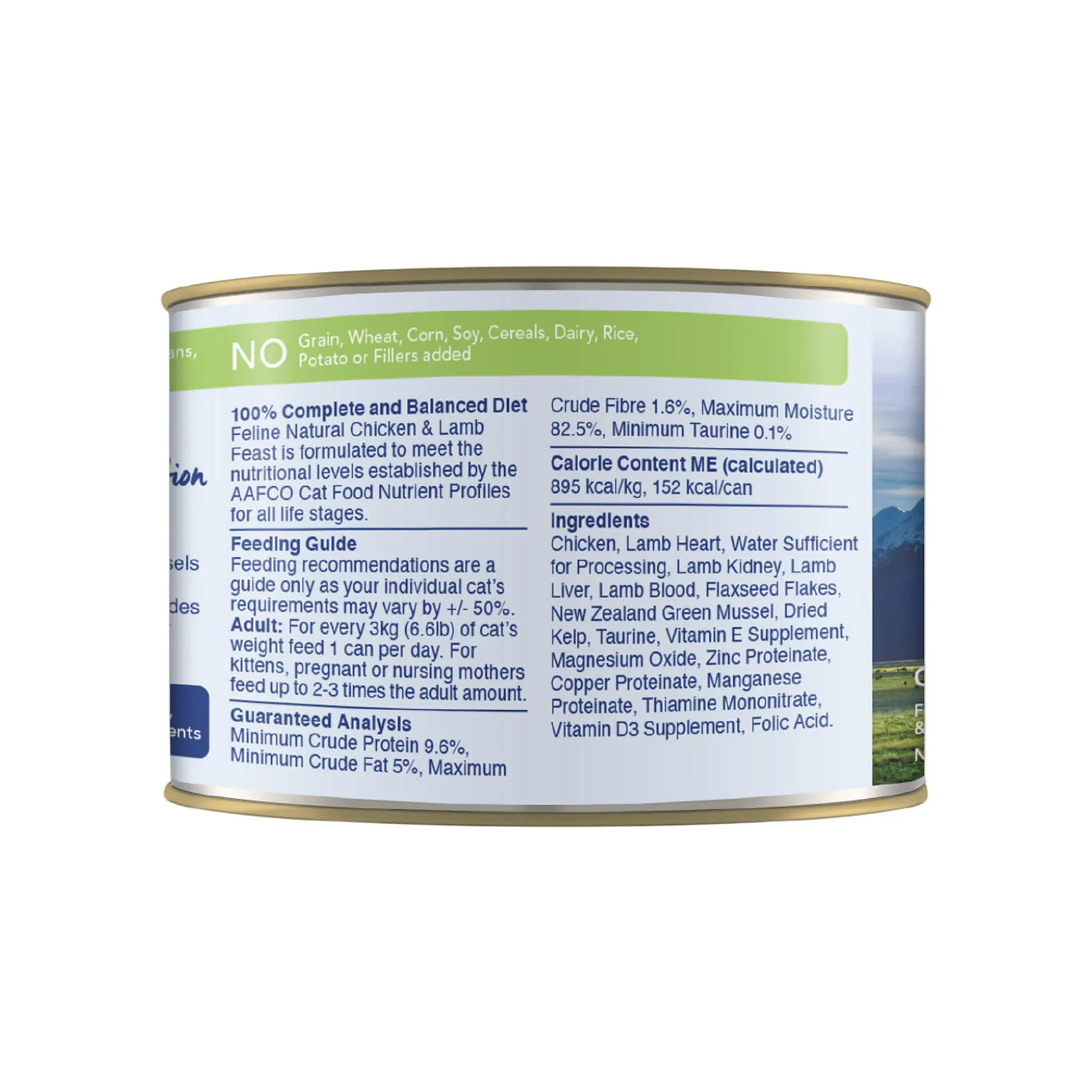 Feline Natural Grain-Free Canned Wet Cat Food