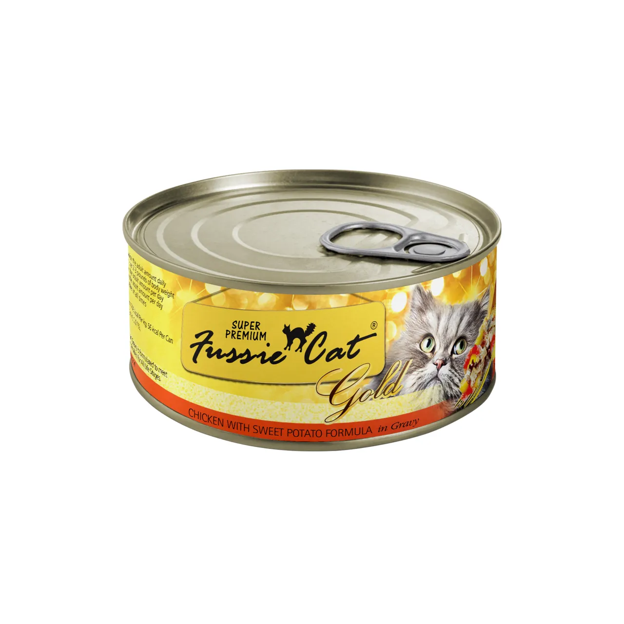 Fussie Cat Gold Chicken & Sweet Potato Can 2.8oz