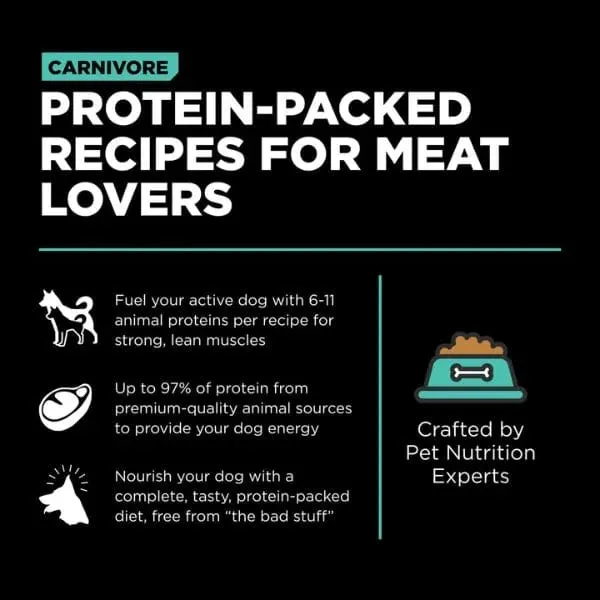 Go! Solutions Carnivore Grain-Free Chicken, Turkey & Duck Recipe Dry Dog Food