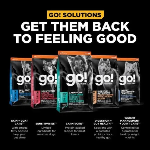 Go! Solutions Carnivore Grain-Free Chicken, Turkey & Duck Recipe Dry Dog Food