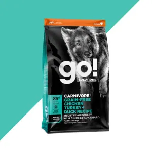 Go! Solutions Carnivore Grain-Free Chicken, Turkey & Duck Recipe Dry Dog Food