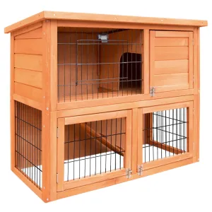 i.Pet 93cm Tal Pet Coop (Wooden)