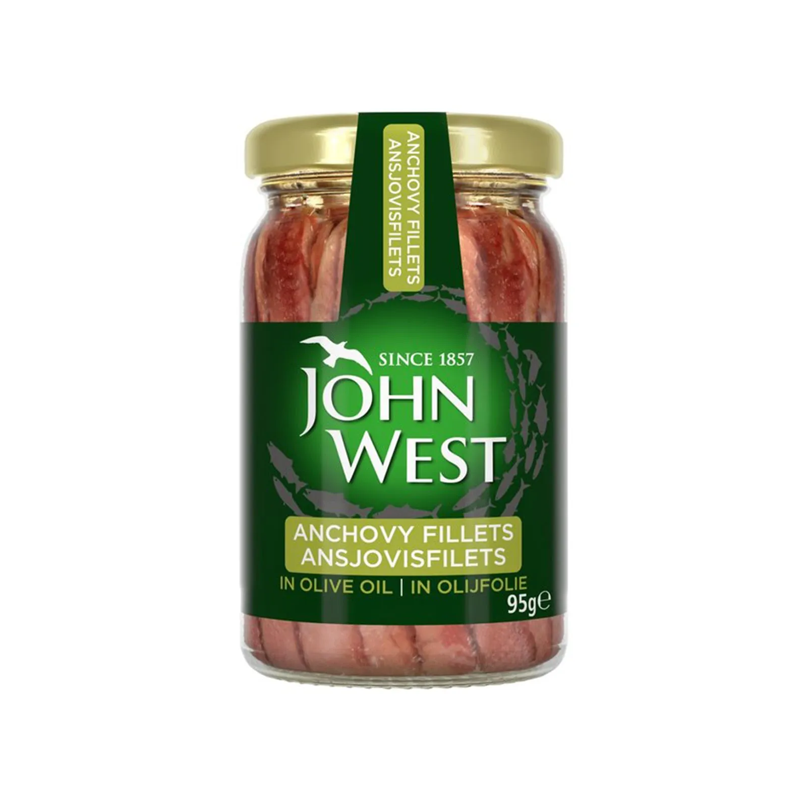 John West Anchovies Flat Jar 95g