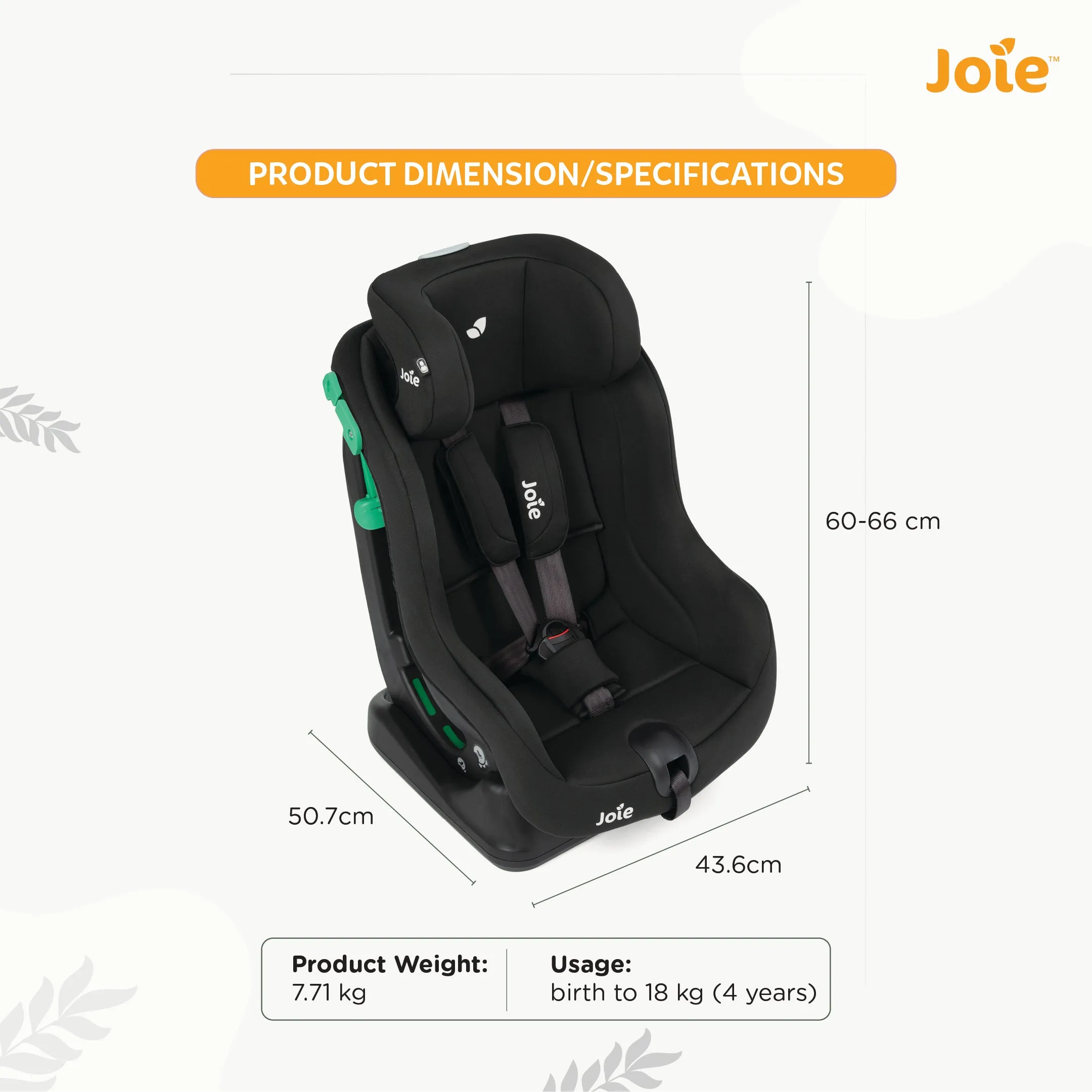 Joie Car Seat Steadi R129 Shale