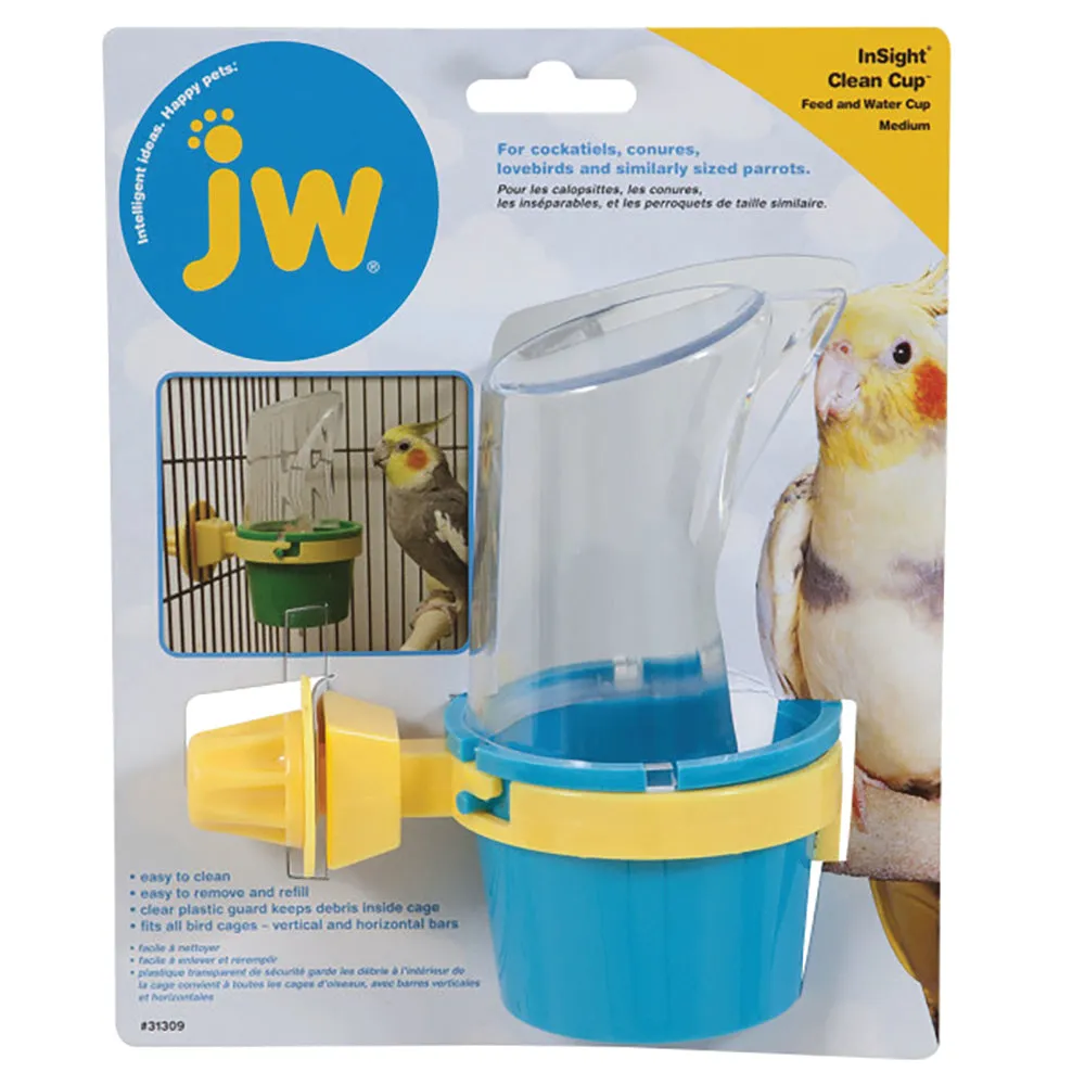 Jw Insight Clean Cup Bird Feed And Water