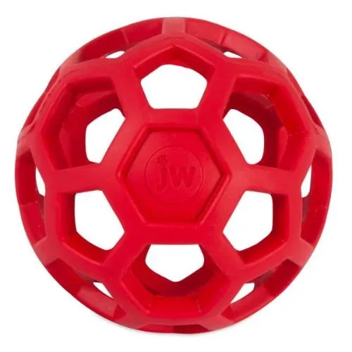 JW Pet Hol-ee Roller Ball Durable Rubber Dog Toy 3.5 Inch