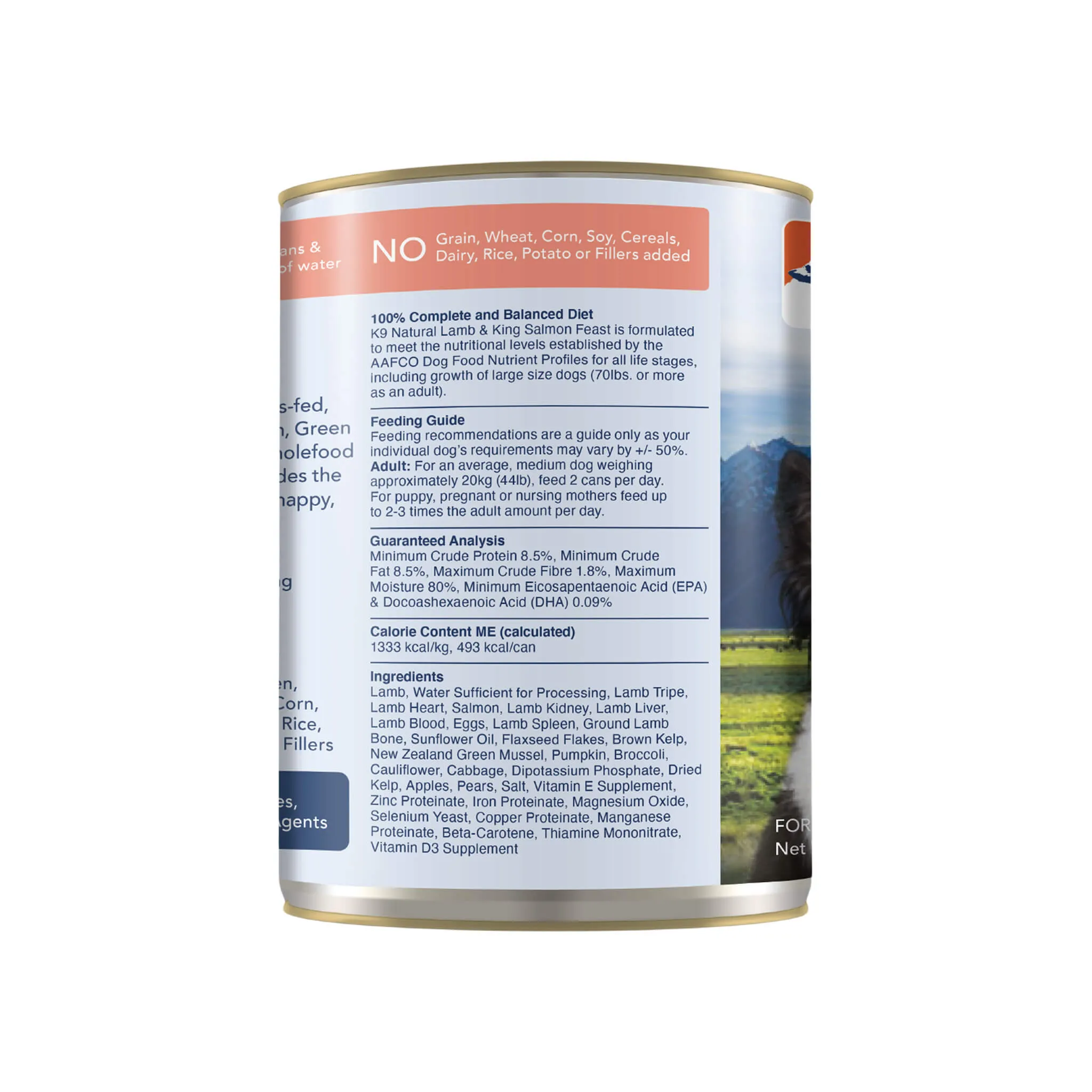 K9 Natural Grain-Free Canned Dog Food