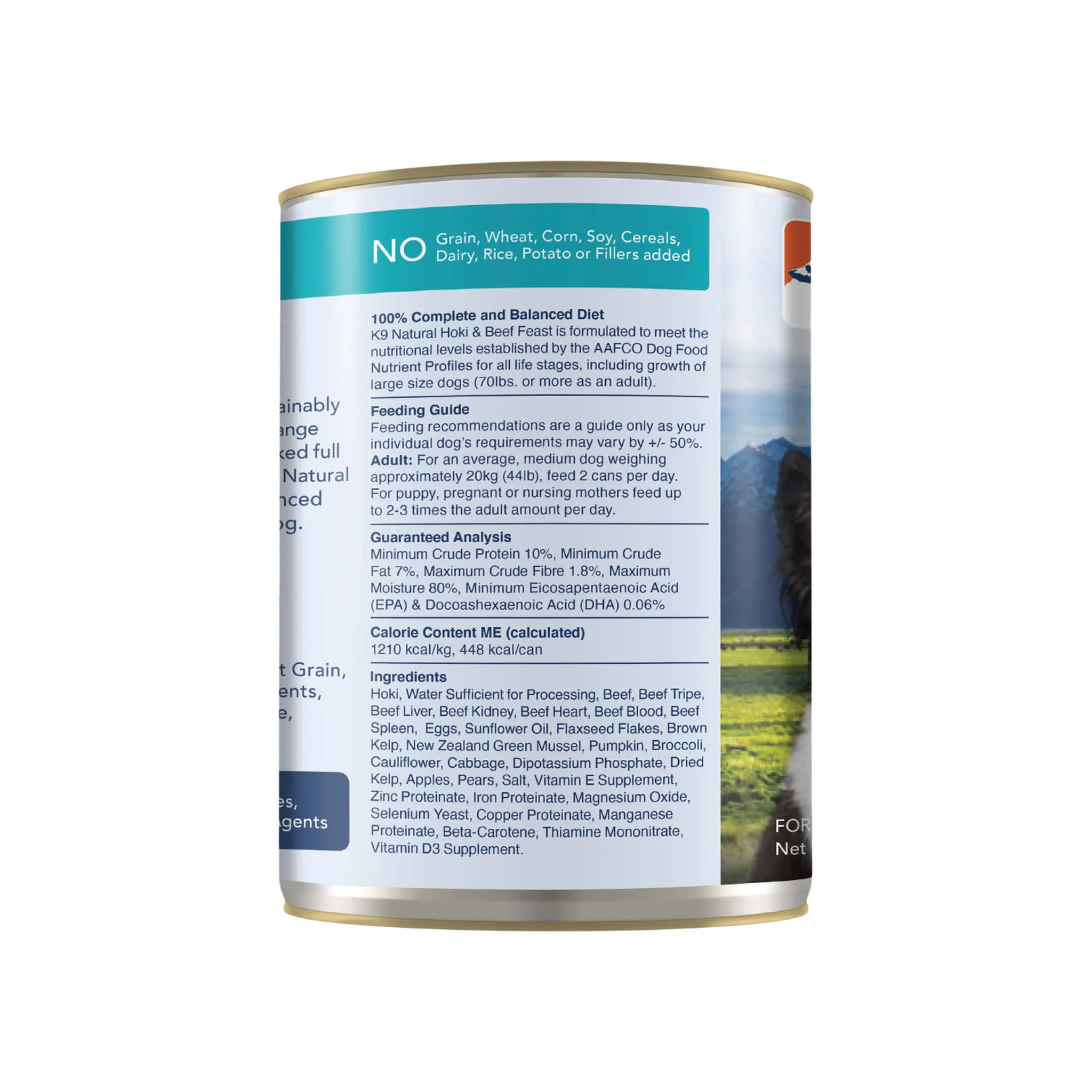 K9 Natural Grain-Free Canned Dog Food