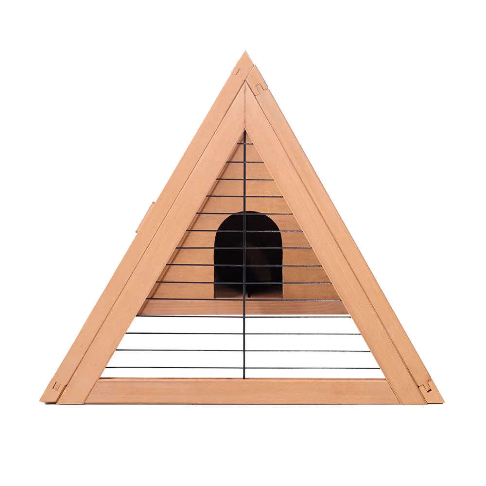 Large Wooden Rabbit & Chicken Coop, Enclosed Run - i.Pet