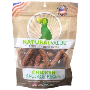 Loving Pets Natural Value Chicken Sausages Dog Treats 14oz