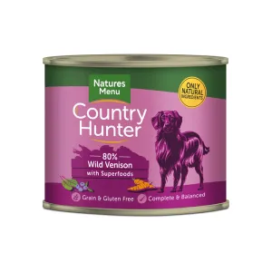 Natures Menu Country Hunter Wild Venison 600g Tin