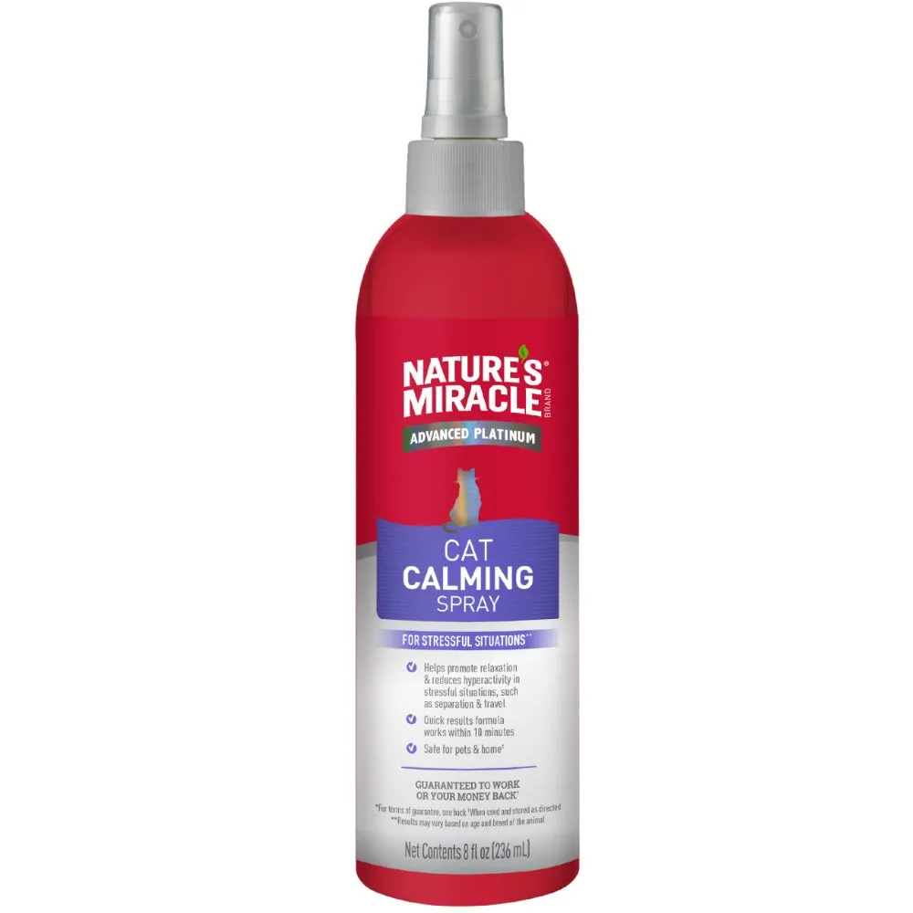 Nature's Miracle Advanced Platinum Cat Calming Spray 8oz