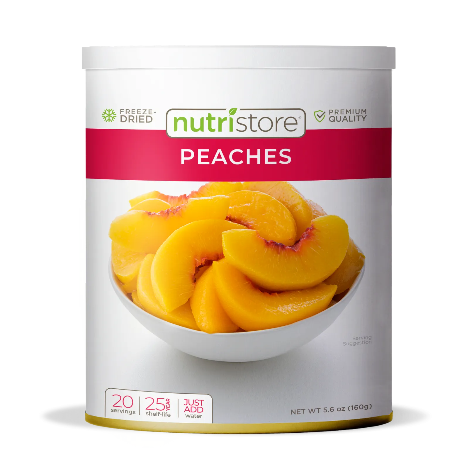 Nutristore Freeze-Dried Peaches - #10 Can