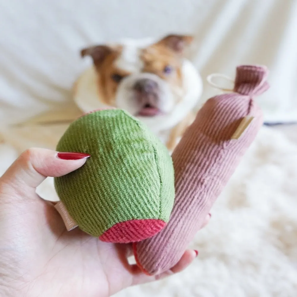 Olive with Salami Dog Toy