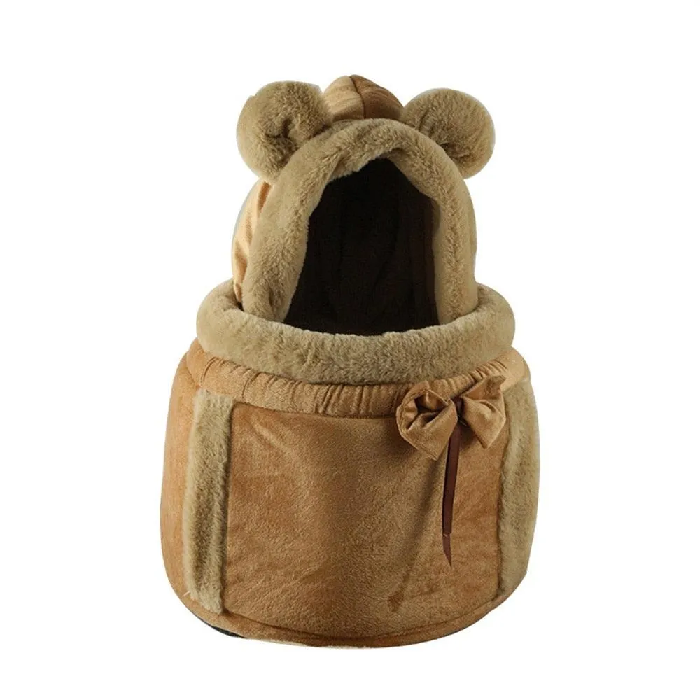 Outdoor Travel Winter Warm Pet Carrier Bacpack