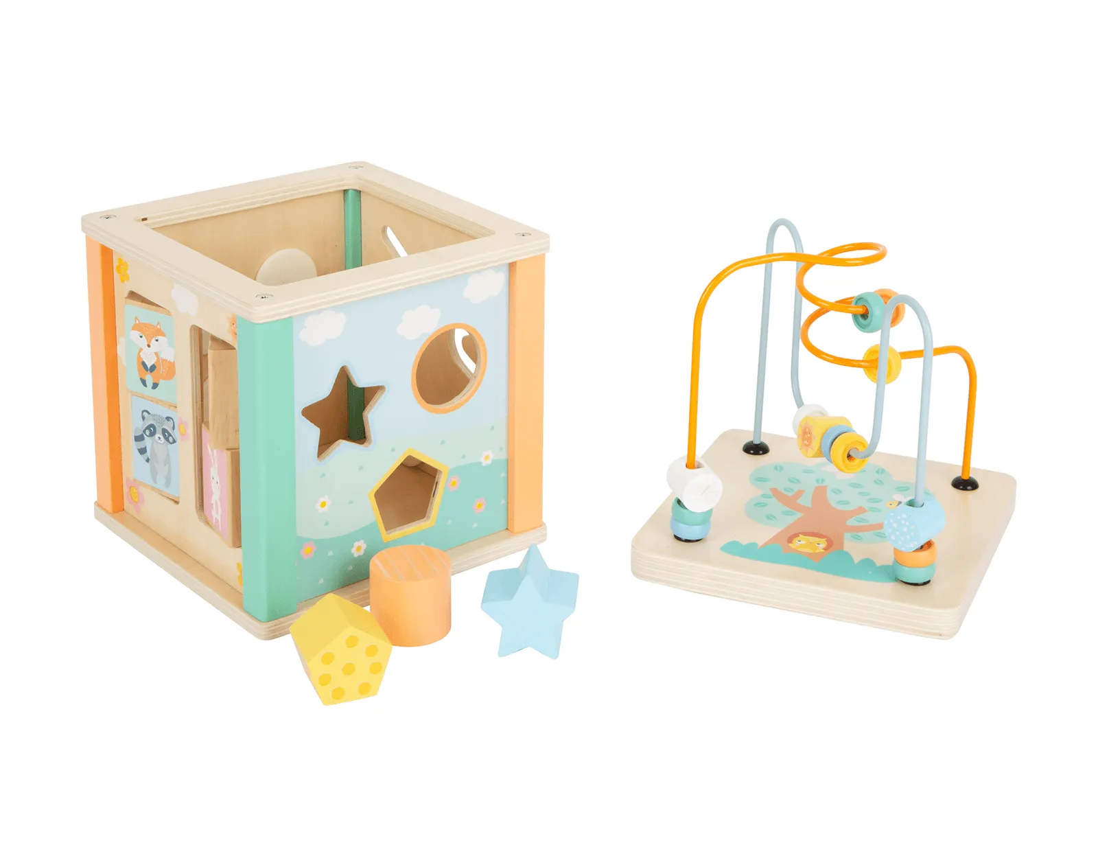 Pastel Activity Cube