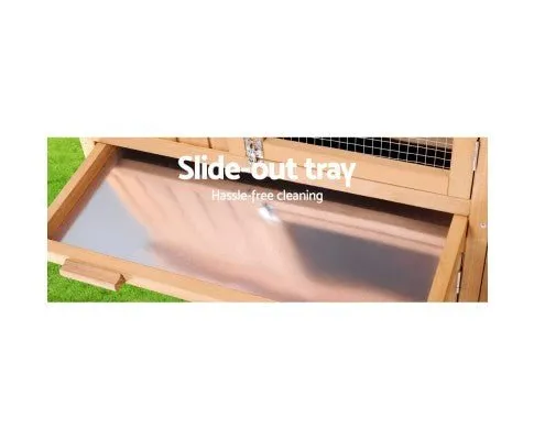 Pet Wooden Hutch Coop with Run