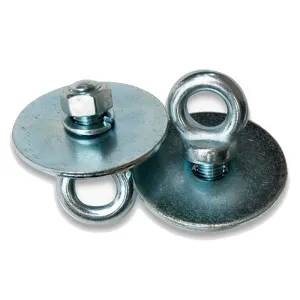 Pyrotect 1" Eye Bolts w/ Washer & Lock Nut