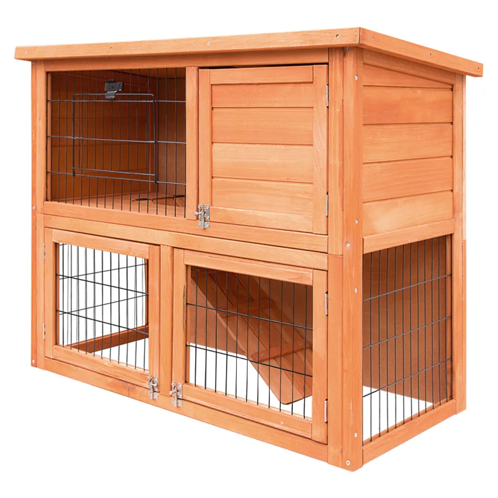 Rabbit Hutch Hutches Large Metal Run Wooden Cage Chicken Coop Guinea Pig