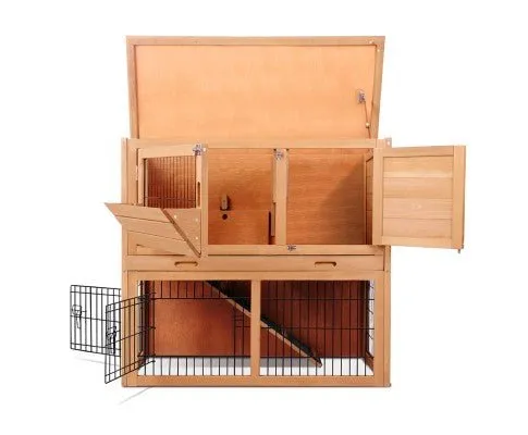 Rabbit Hutch w/ 2 Storeys Run