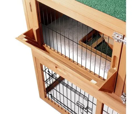 Rabbit Hutch w/ 2 Storeys Run